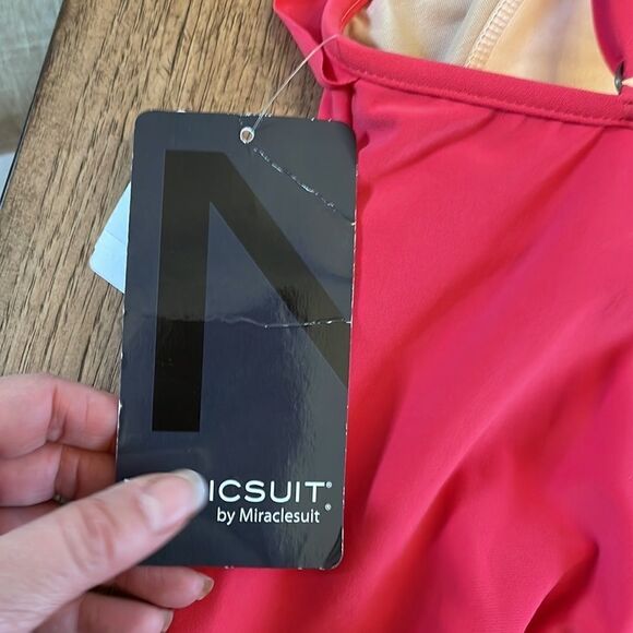 MAGICSUIT BLUSH PINK TANKINI TOP. NEW - Picture 6 of 7